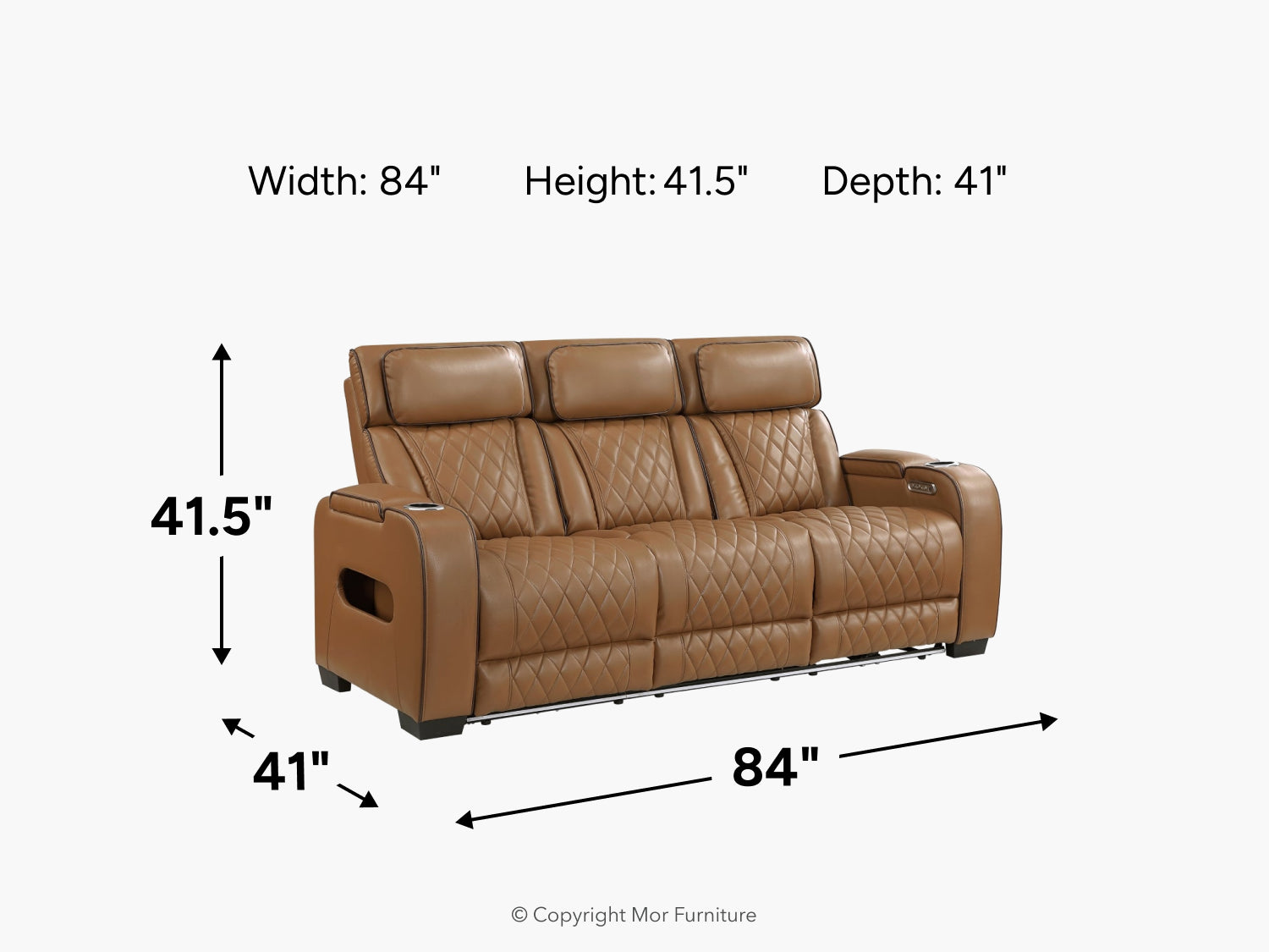 687554137:Gallington 2 Power Sofa, 