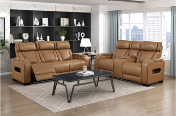 FAIRWAY00:Gallington 2 Power Sofa & Love, Styled