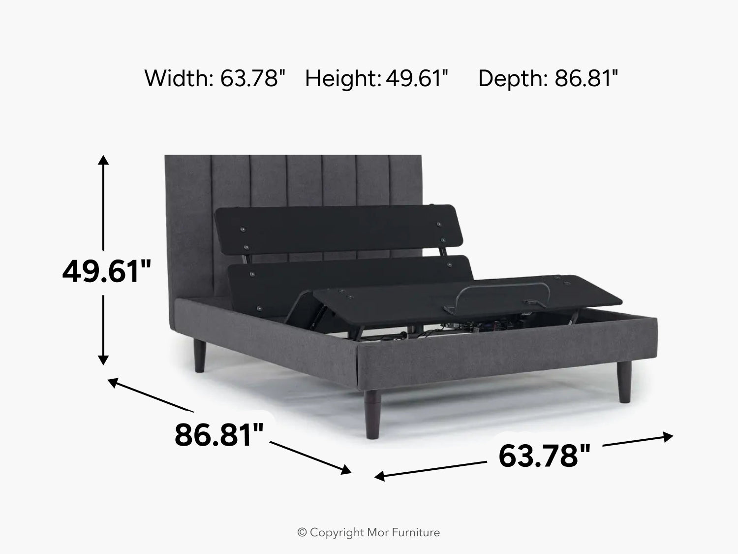 GAVIN4211:Gavin Adjustable Foundation Bed, 
