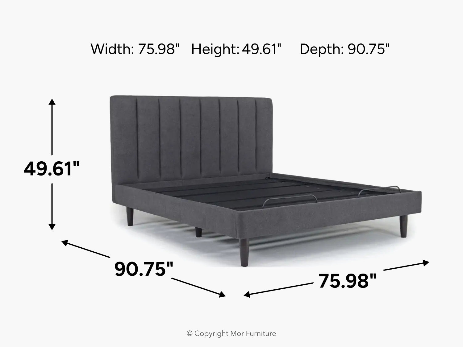 GAVIN4212:Gavin Adjustable Foundation Bed, 