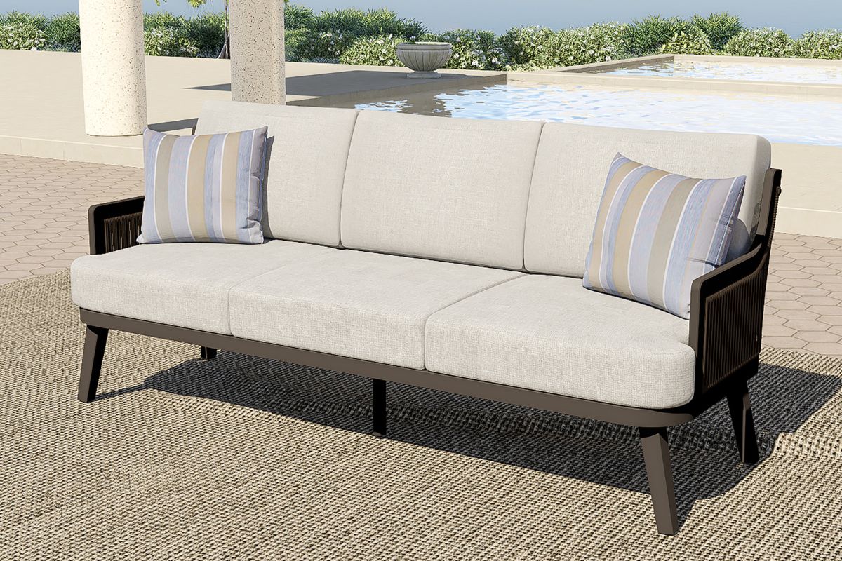 929058099:Genova Outdoor Sofa, Styled
