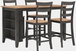 GESTHAV05:Gesthaven Counter Height Dining Table & 4 Stools, 
