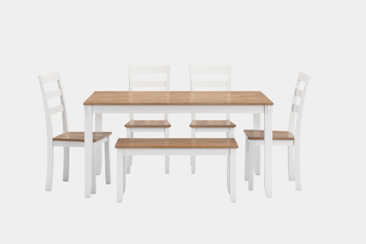 793266023:Gesthaven Dining Table & 4 Chairs & Bench, Side