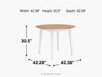 735144169:Gesthaven Round Dining Table, 