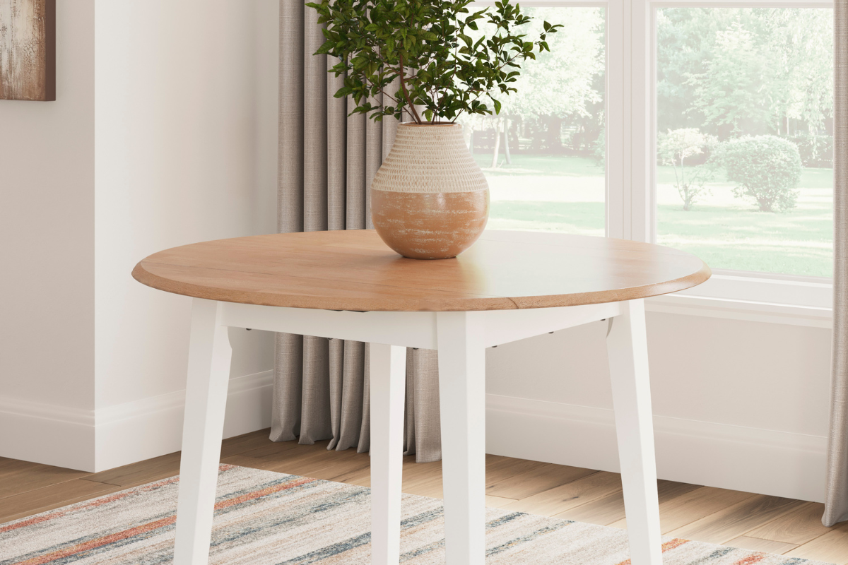 735144169:Gesthaven Round Dining Table, Styled