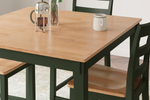 255504490:Gesthaven Square Counter Height Dining Table & 4 Stools, 
