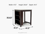 301458341:Gia Kitchen Island With 2 Stools, 