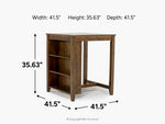 716826450:Gia Kitchen Island With 2 Stools, 