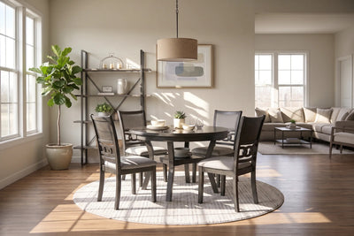 507948712:Gia Round Dining Table & 4 Cha, Styled