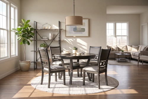 507948712:Gia Round Dining Table & 4 Cha, Styled