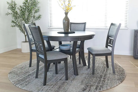 Gia Round Dining Table & 4 Chairs