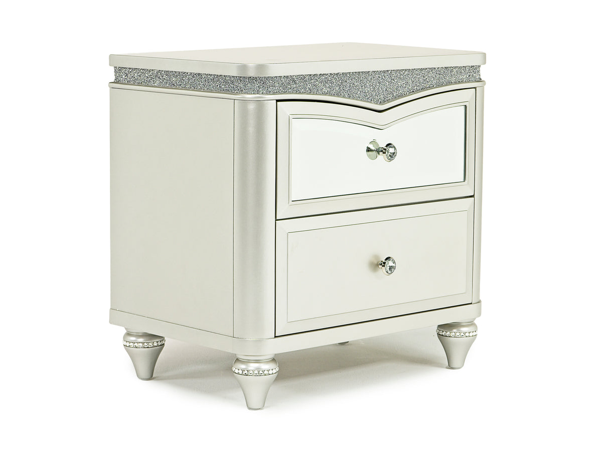 987041177:Glendale Nightstand in Platinum, Image 1