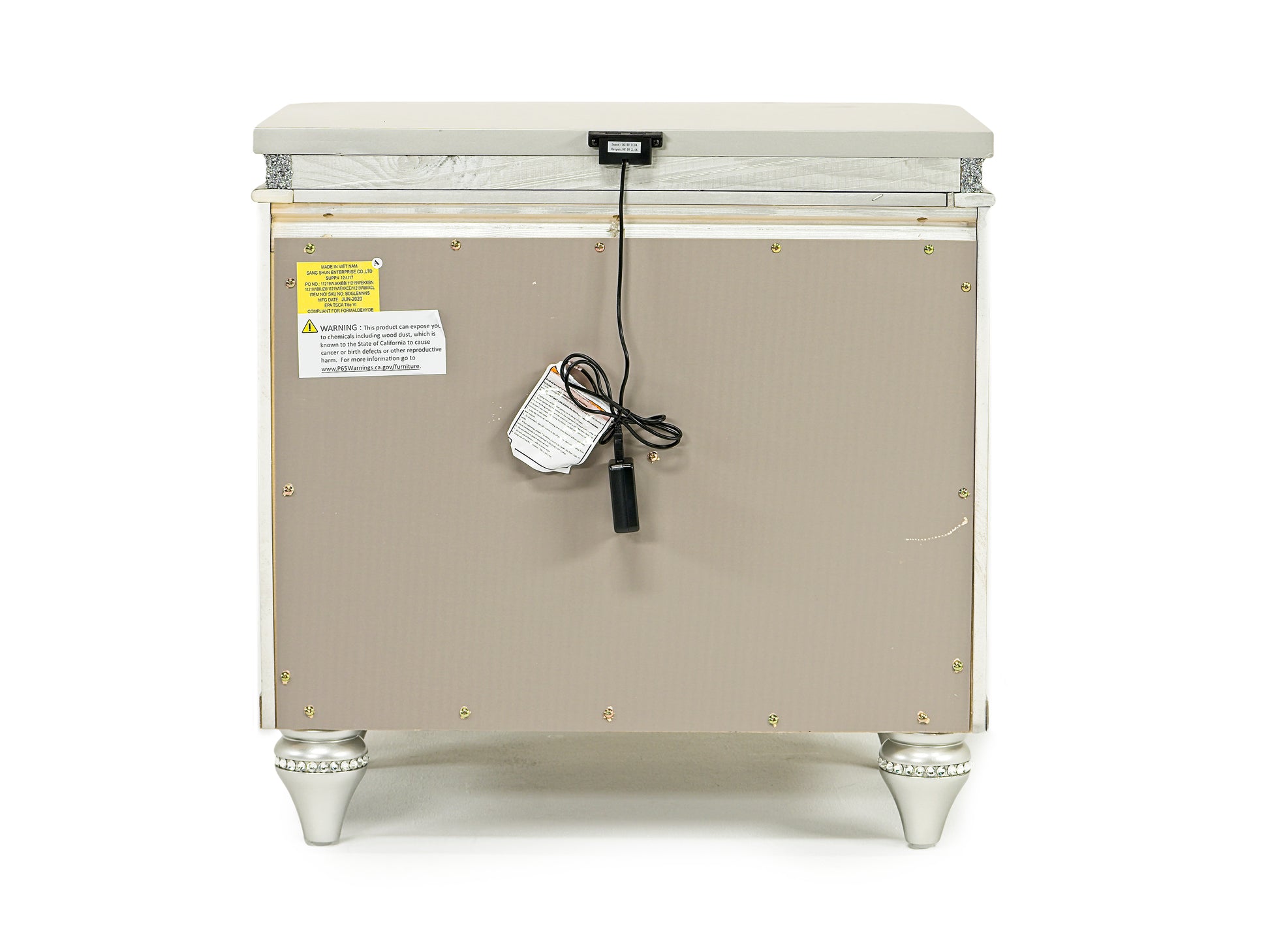 987041177:Glendale Nightstand in Platinum, Image 4