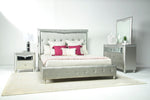 410575018:Glendale Panel Bed, Dresser & Mirror in Platinum, Queen, Image 1