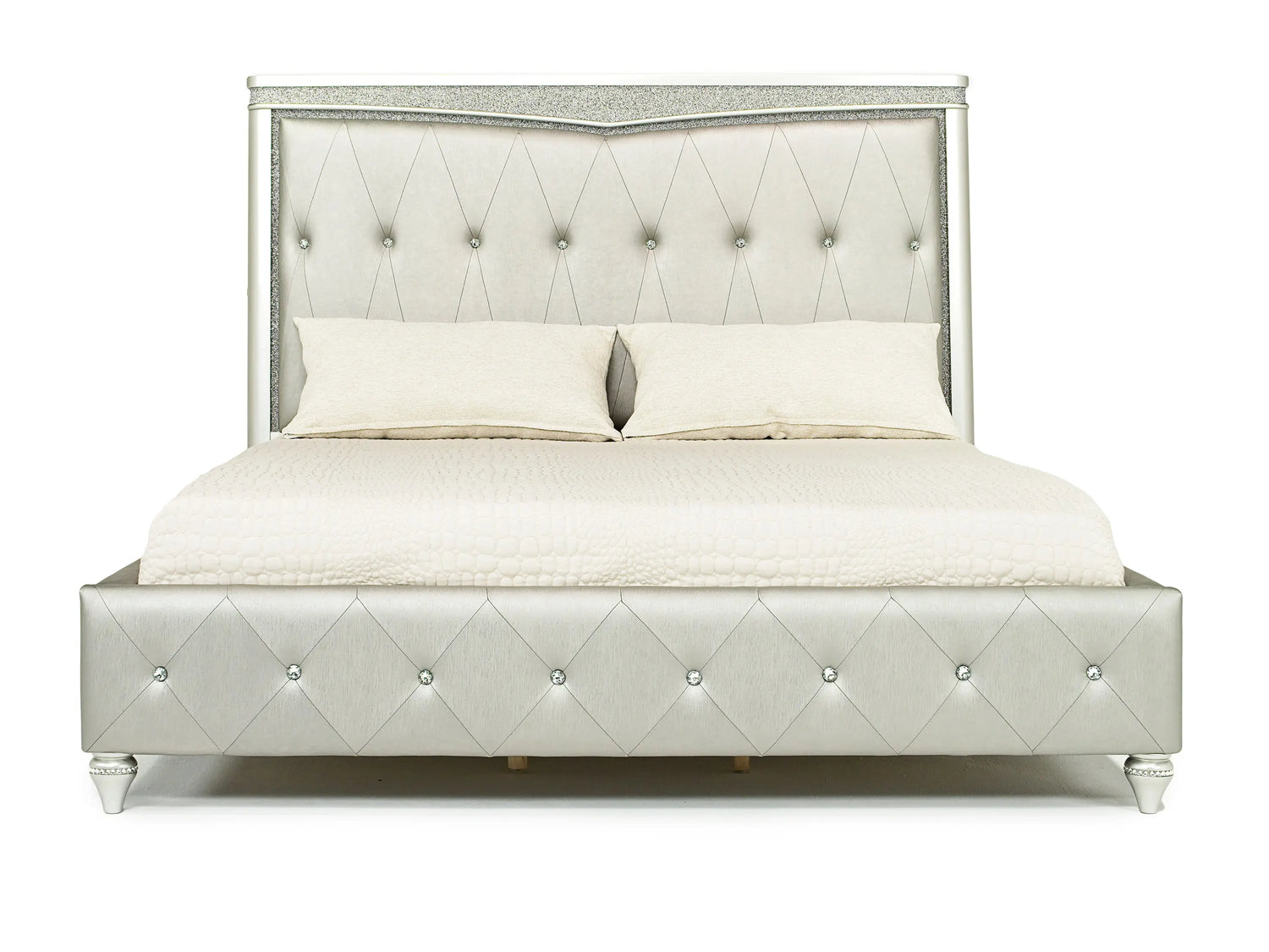 107068091:Glendale Panel Bed in Platinum, Queen, Image 2