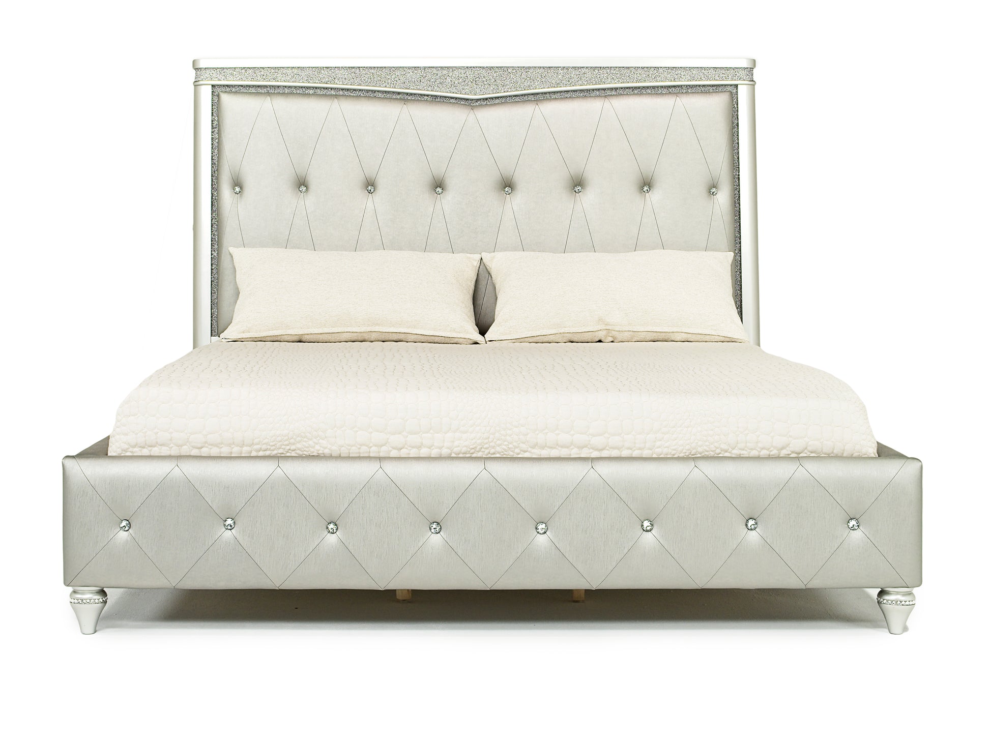 107068091:Glendale Panel Bed in Platinum, Queen, Image 2