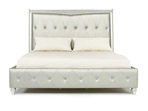 107068091:Glendale Panel Bed in Platinum, Queen, Image 2