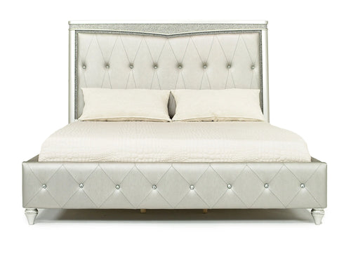 923328522:Glendale Panel Bed in Platinum, Eastern King, Image 2