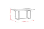 GLINDA015:Glinda Dining Table & 4 Chairs, 