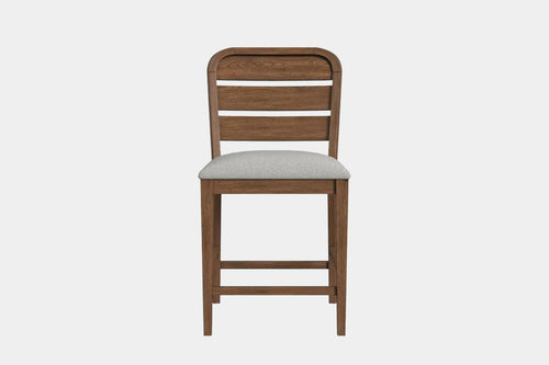 516006680:Glinda Counter Height Slat Back Stool, Front