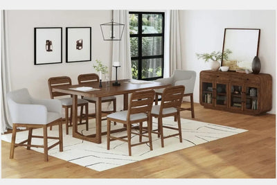 GLINDA015:Glinda Dining Table & 4 Chairs & 2 Arm Chairs, Styled