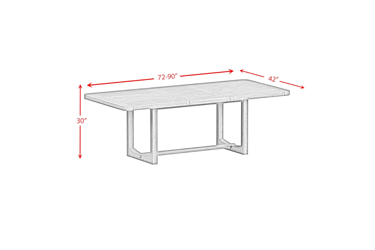 GLINDA001:Glinda Dining Table & 4 Chairs, 