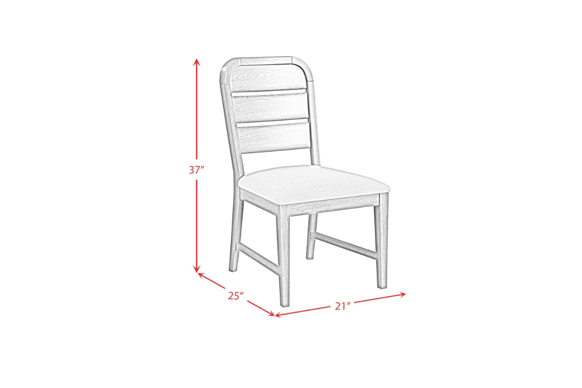 GLINDA005:Glinda Dining Table & 4 Chairs, Side