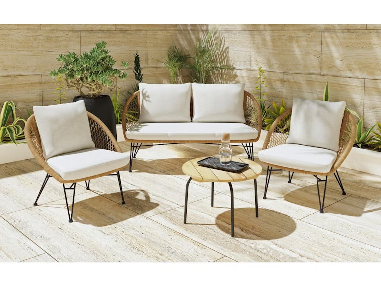 613977237:Graceotd Outdoor 4 Piece Patio, Styled