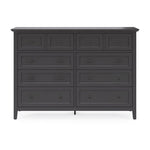 GRACE0074:Grace Panel Bed & Dresser & Mi, Front