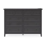 GRACE0077:Grace Panel Bed & Dresser & Mi, Front