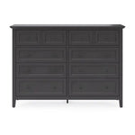 GRACE0080:Grace Panel Bed & Dresser & Mi, Front