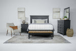 GRACE0082:Grace Panel Bed & Dresser & Mi, Styled