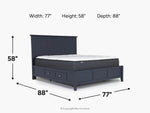 GRACE0042:Grace Storage Bed, 
