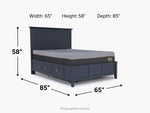 GRACE0045:Grace Storage Bed, 