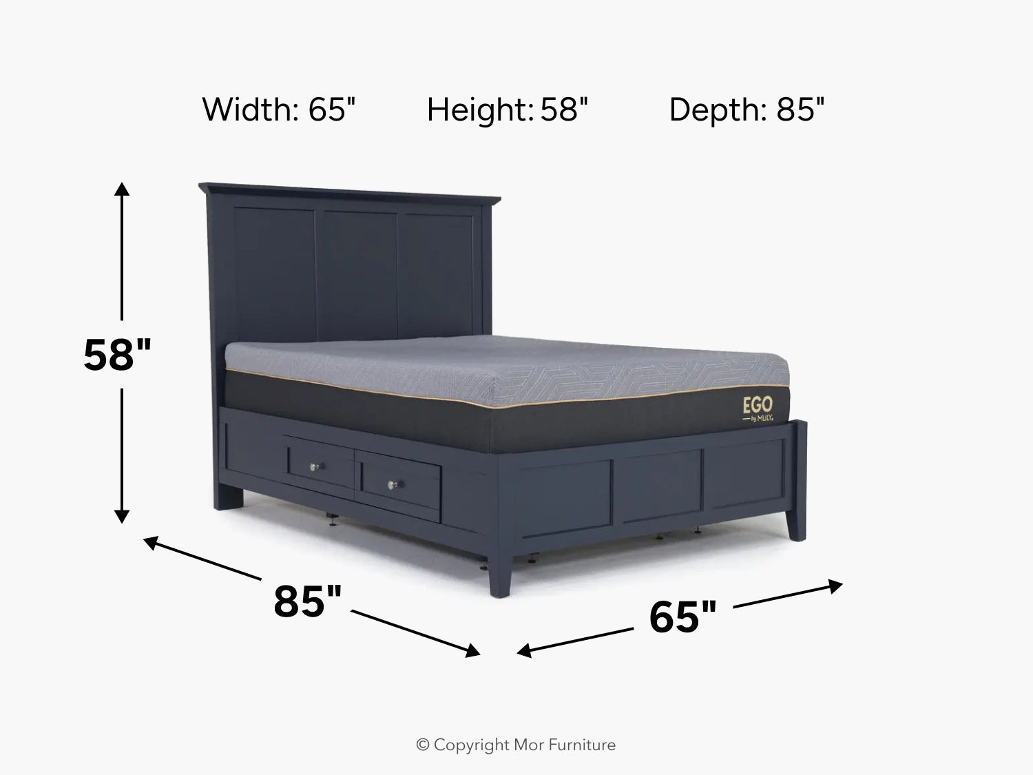 GRACE0045:Grace Storage Bed, 