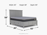 GRACE0060:Grace Storage Bed, 