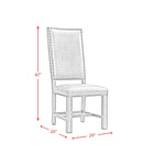 986267991:Gramercy Side Chair, Back