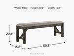 825803212:Gulliver Dining Bench, 