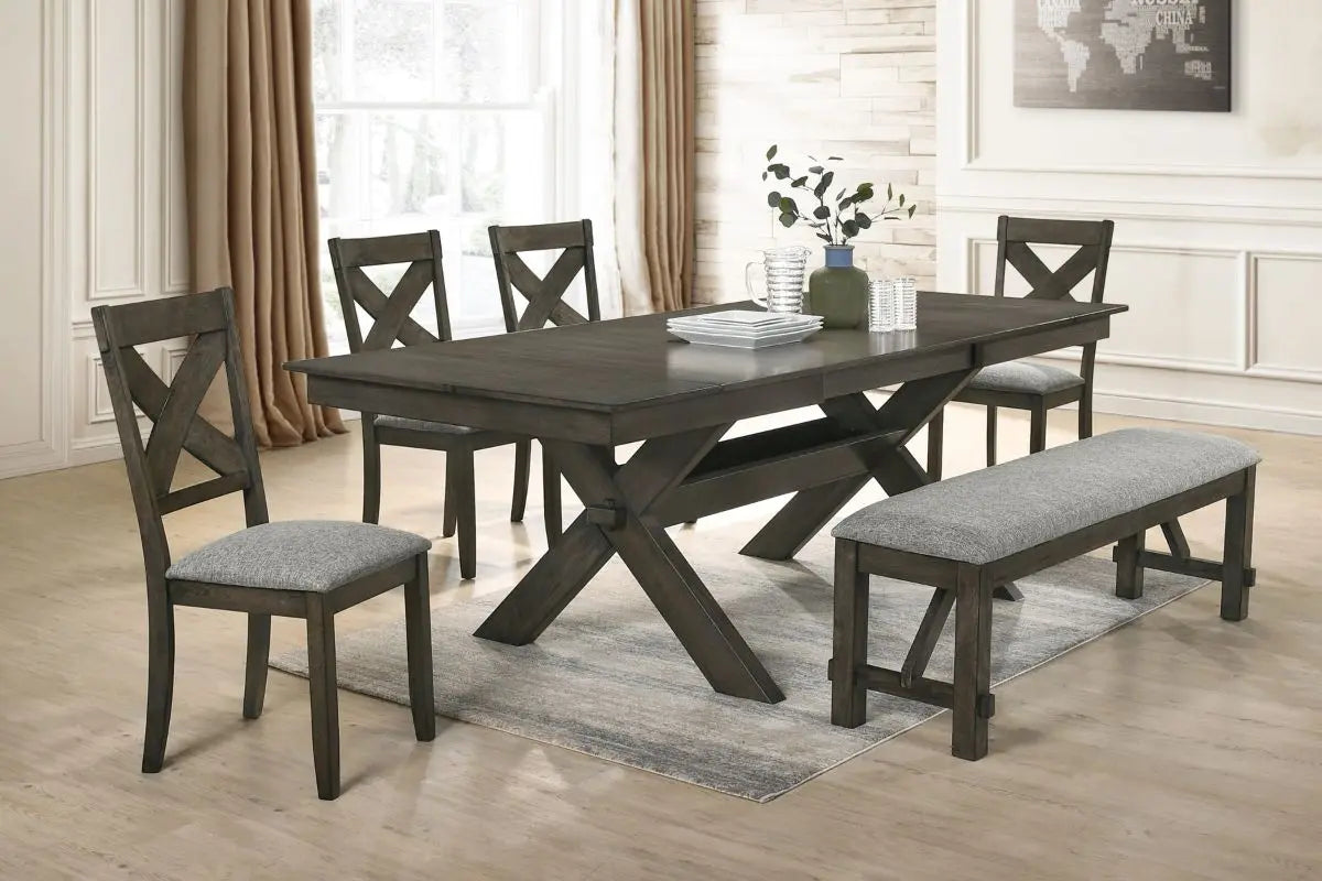 Gulliver Dining Table In Rustic Brown | Dining Tables | Dining Room ...