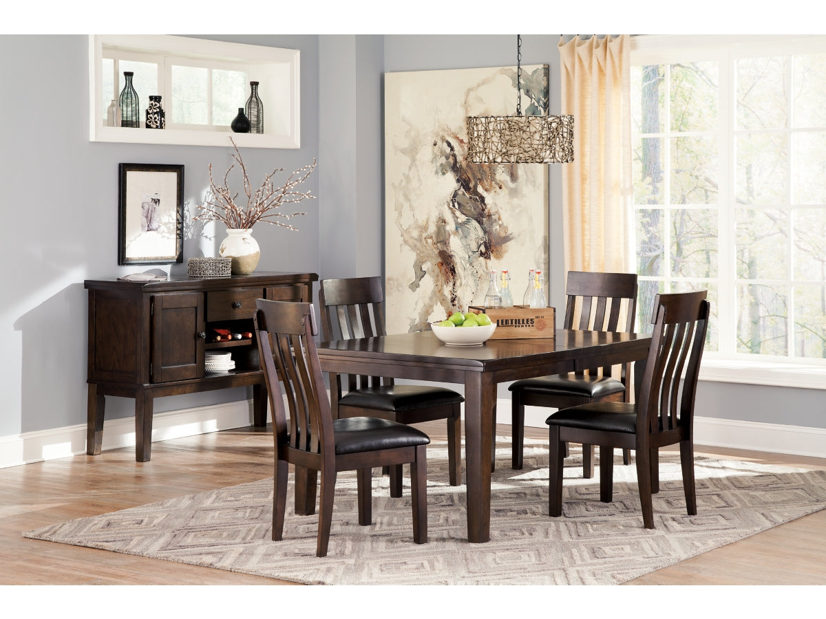 HADDIGN01:Haddigan Dining Table & 4 Chai, Styled