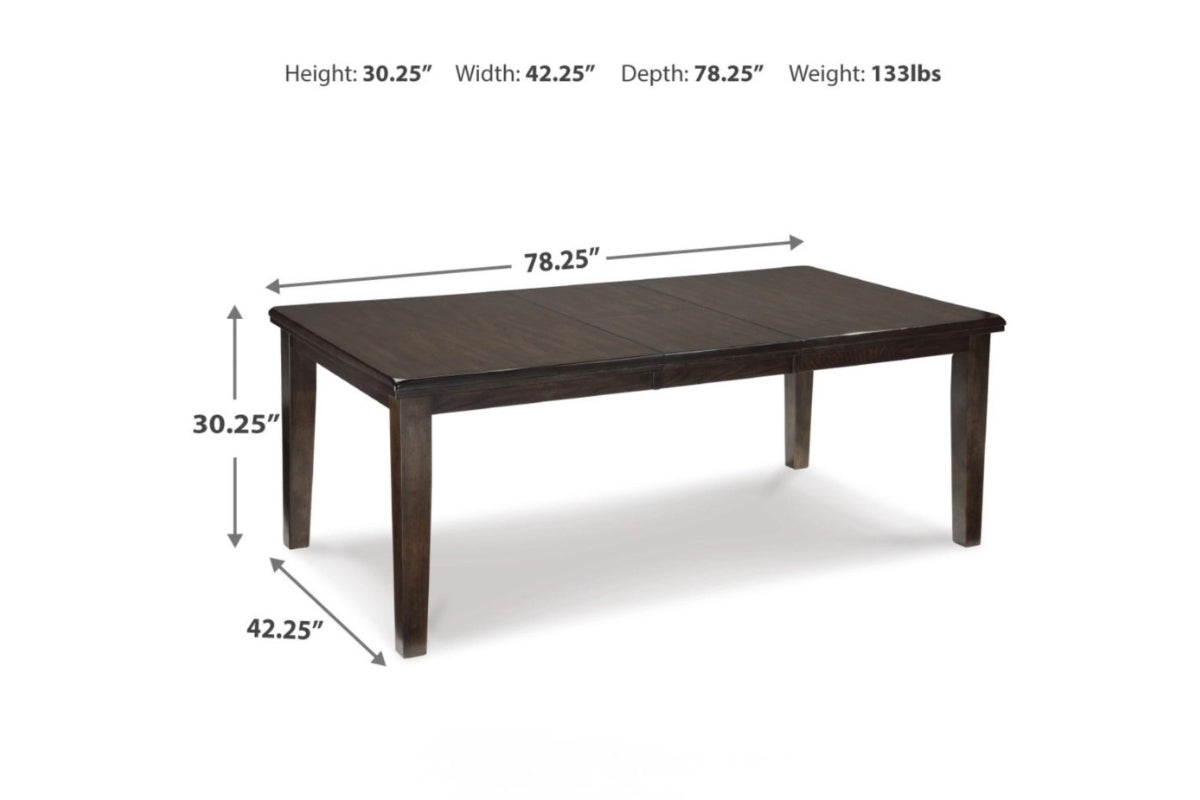 HADDIGN04:Haddigan Dining Table & 8 Chai, 