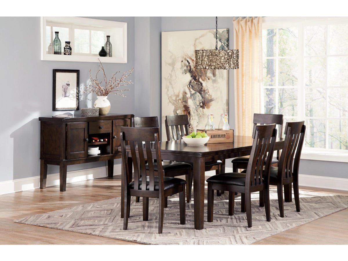 HADDIGN03:Haddigan Dining Table & 6 Chai, Styled