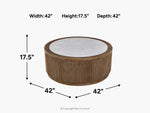 908248294:Hadonna Round Coffee Table, 