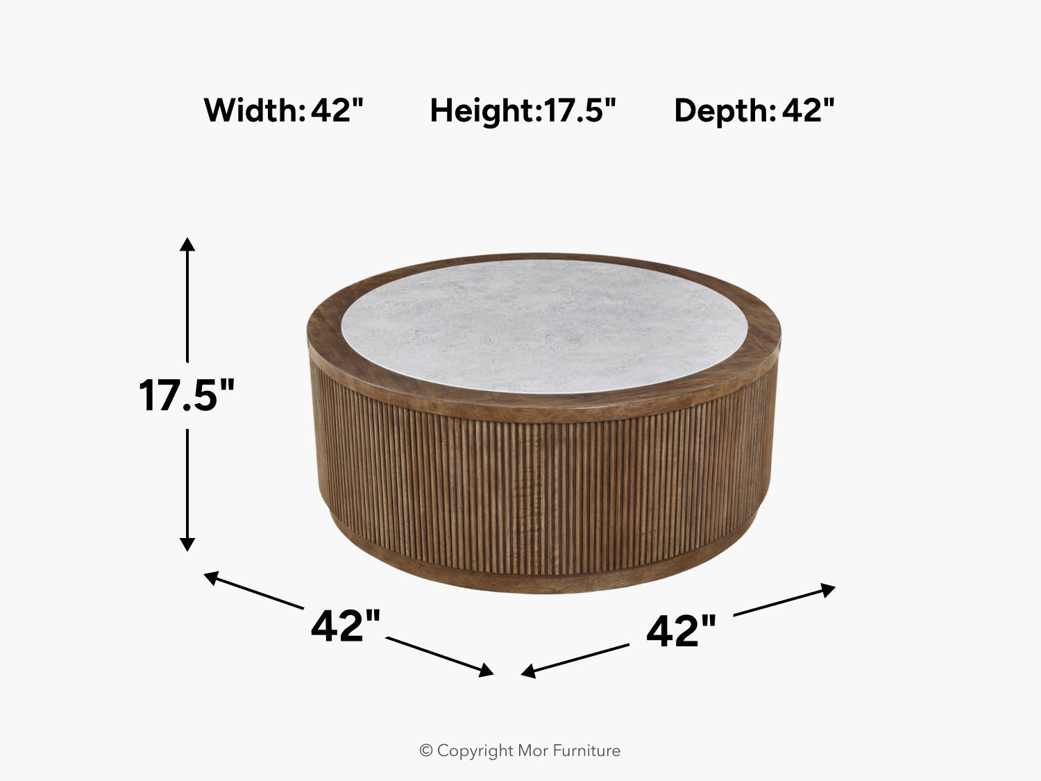 908248294:Hadonna Round Coffee Table, 