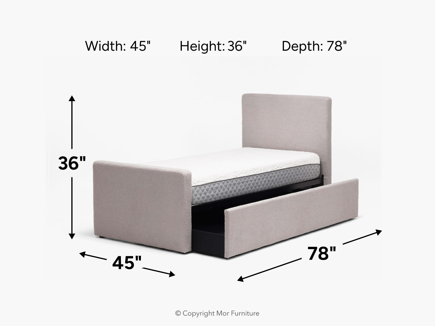 HALSTON13:Halston Upholstered Bed, 