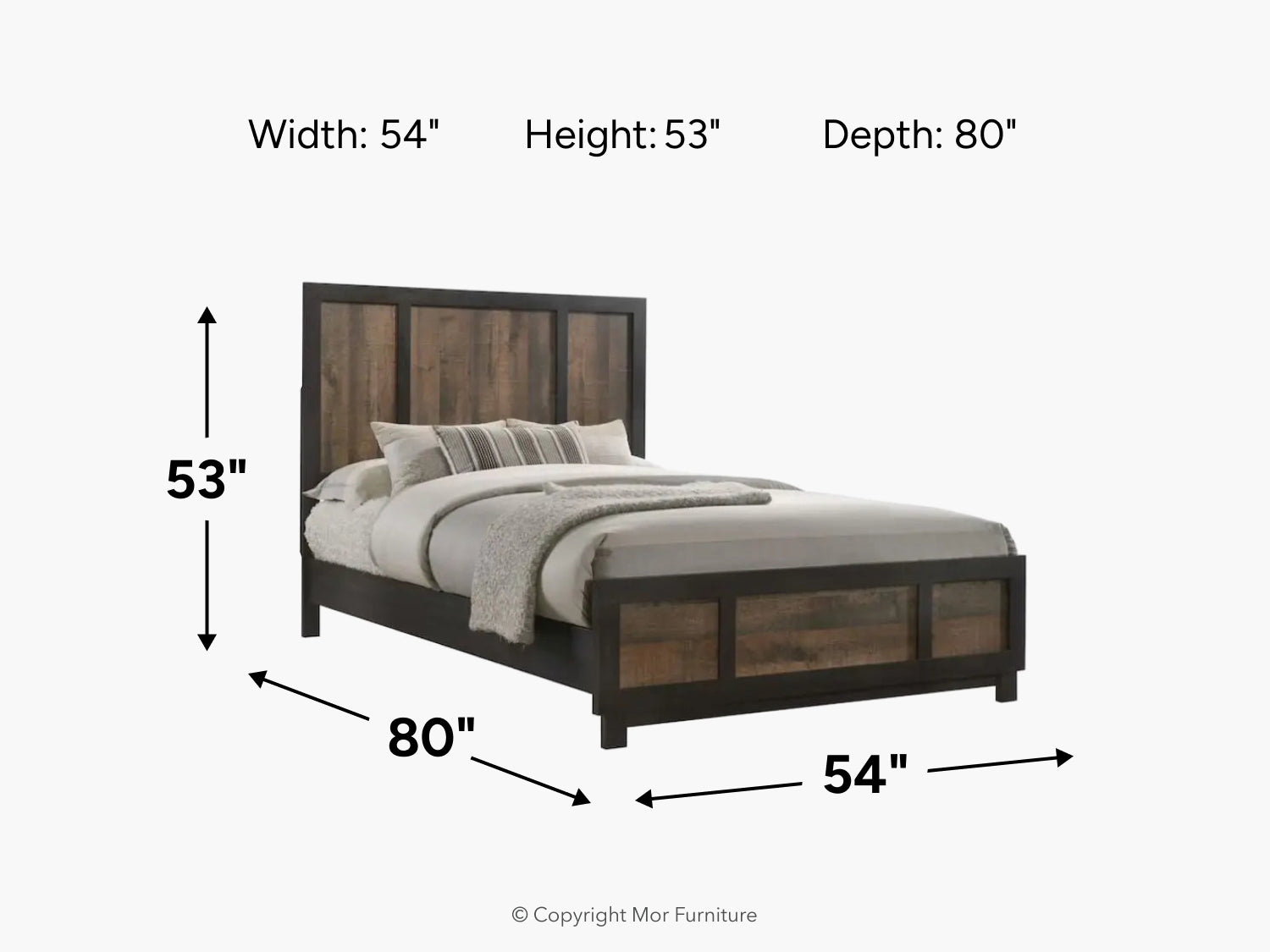 HARLINGT8:Harlington Panel Bed, 