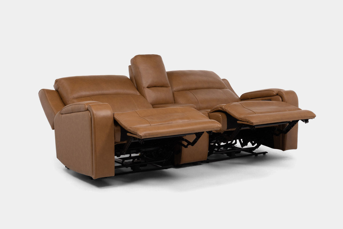 HARRIS001:Harris 2 Power Console Loveseat, Angled