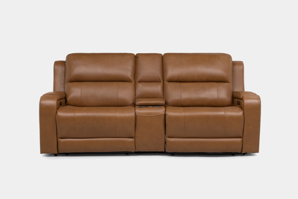 HARRIS001:Harris 2 Power Console Loveseat, Front