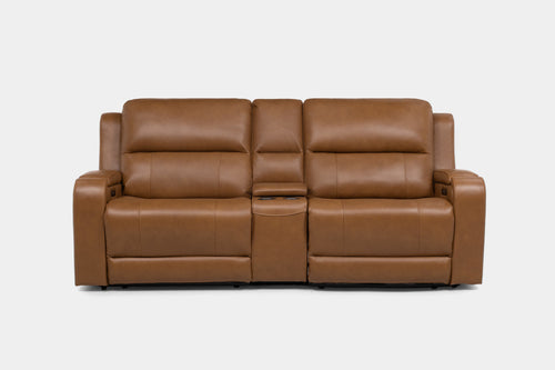 HARRIS001:Harris 2 Power Console Loveseat, Front
