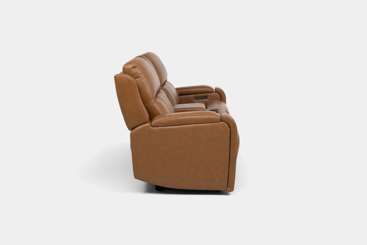HARRIS001:Harris 2 Power Console Loveseat, Side